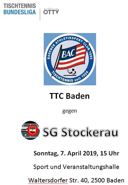 20190407 TTC Baden SG Stockerau